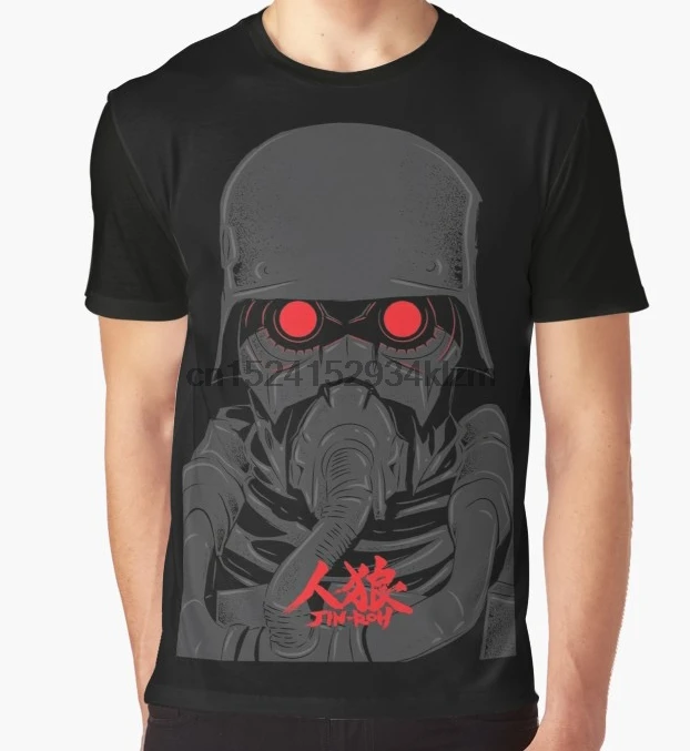 

All Over Print T-Shirt Men Funy tshirt Jin Roh Die Wolfsbrigade Short Sleeve O-Neck Tops Tee women t shirt