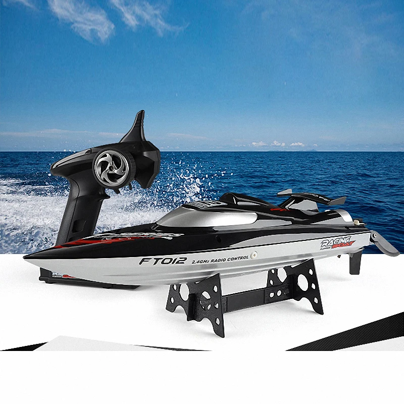

45km/h RC Boat Remote Control Speedboat FT012 2.4G 55KM/H High Speed Brushless Motor RC Racing Boat Gift Toy Boy