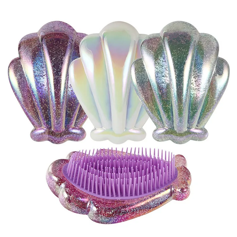 

2019 New Hot Sale Practical Women Hair Brush Comb Hairdressing Hair Tools Shell Hair Comb Massage Comb Anti-knotted