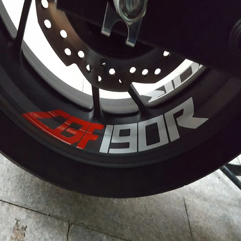 

Yecnecty For Honda CB190R CBF190R Motorcycle Wheel Reflective Stickers 1 Set Scooter Refit Parts Motocross Rim Tires Decals