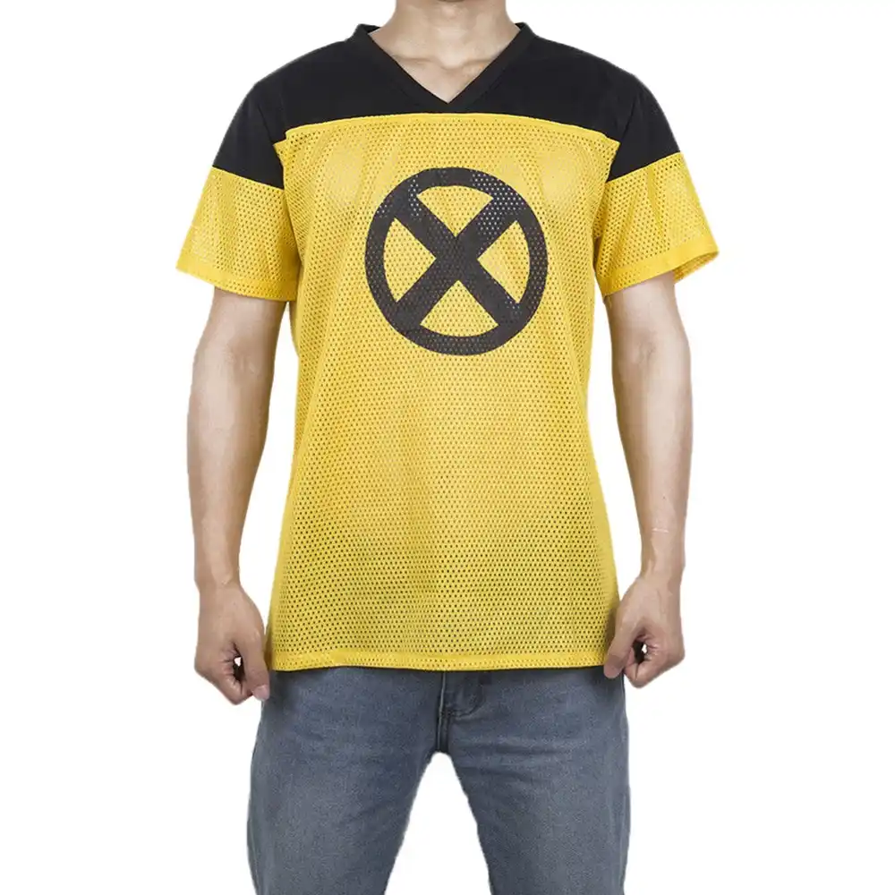 yellow mesh shirt
