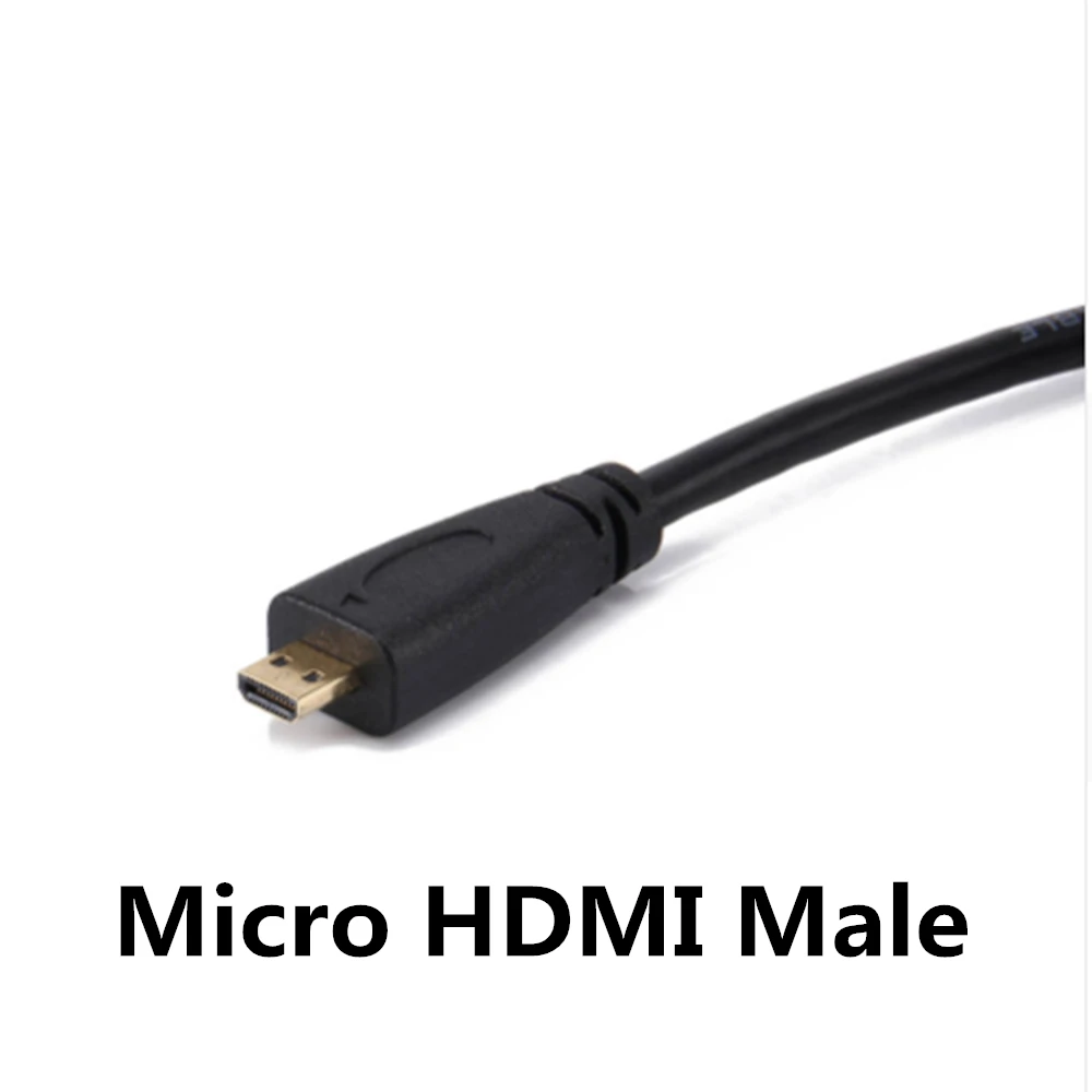 Micro кабель HDMI-DVI Plug and Play анти-износ сильная гибкость DVI-D 24+ 1 контактный кабель 1 м 1,8 м для ПК планшета ТВ камеры