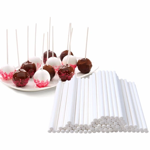 50pcs 6 15cm Black Lollipop Sticks for Cake Pops or Lollipop Candy Solid  Acrylic 