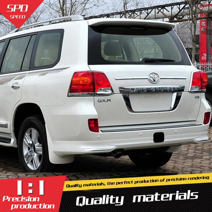 For Land Cruiser LC200 4700 Spoiler ABS Material Car Rear Wing Primer