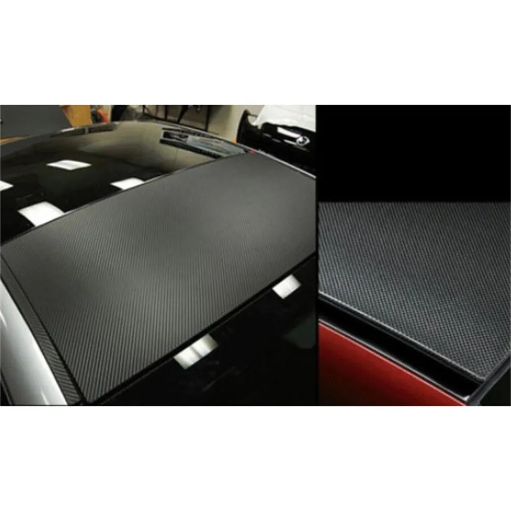 

1.27*0.3MBlack 3D Carbon Fiber Vinyl Car DIY Wrap Sheet Roll Film Sticker Decal Resistant to UV water dirt grease salt and oil