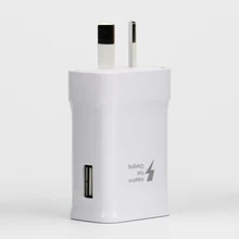 9 V 1.67A Мощность адаптер, быстрая зарядка Адаптивное настенное Зарядное устройство штепсельная вилка австралийского стандарта для Samsung Galaxy S6 S7 S8 края без логотипа 500 шт./лот