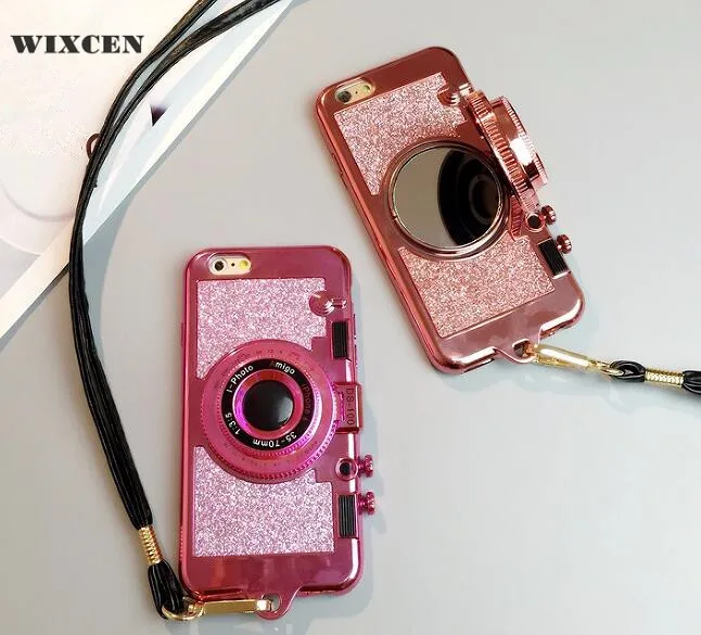 Wixcen Luxury 3D Retro Camera Phone Case for Iphone 6 6s