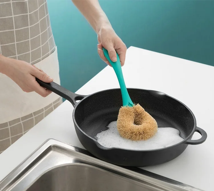 

Multifonction Coir Brushes Magic Handheld Dish Bowl Cleaning Scouring Pad Pot Pan Wash Brushes Cleaner Kitchen Accessorie
