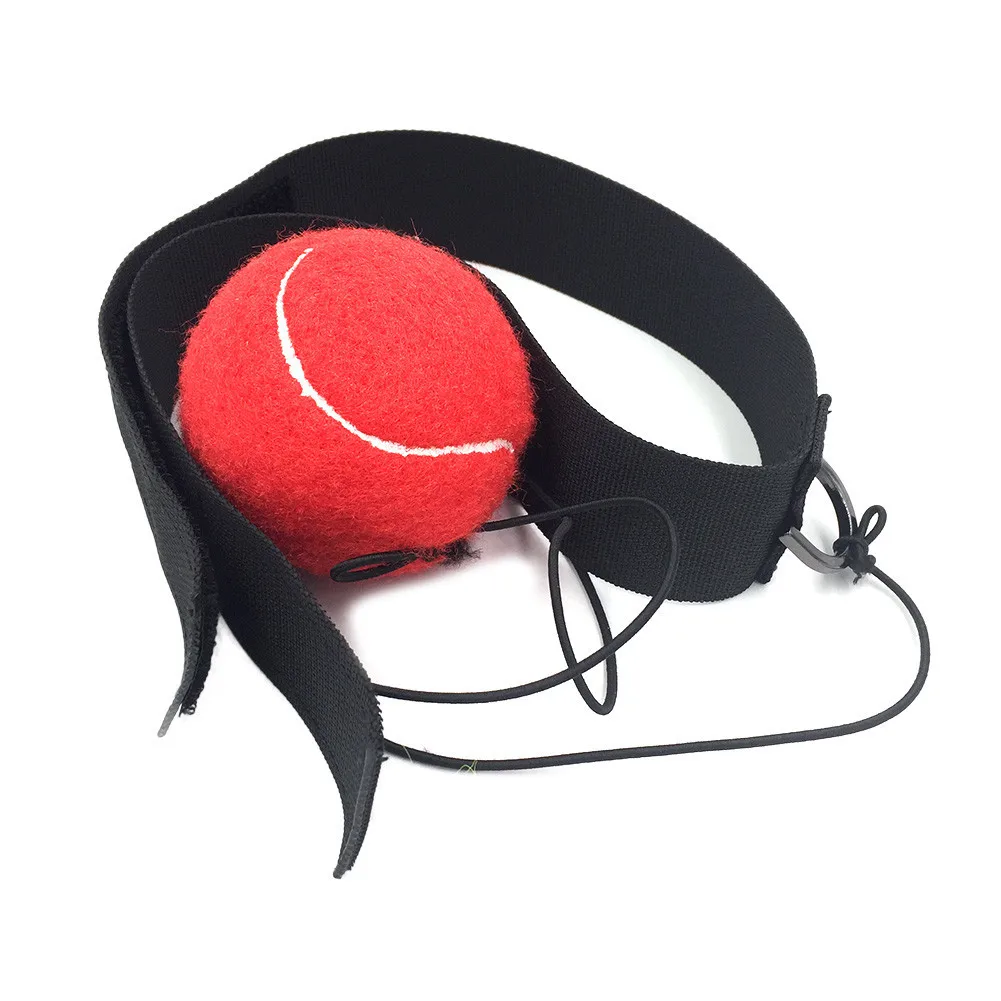Boxing Fight Ball Tennis Ball with Head Band for Reflex Reaction Speed Training in Boxing Punching