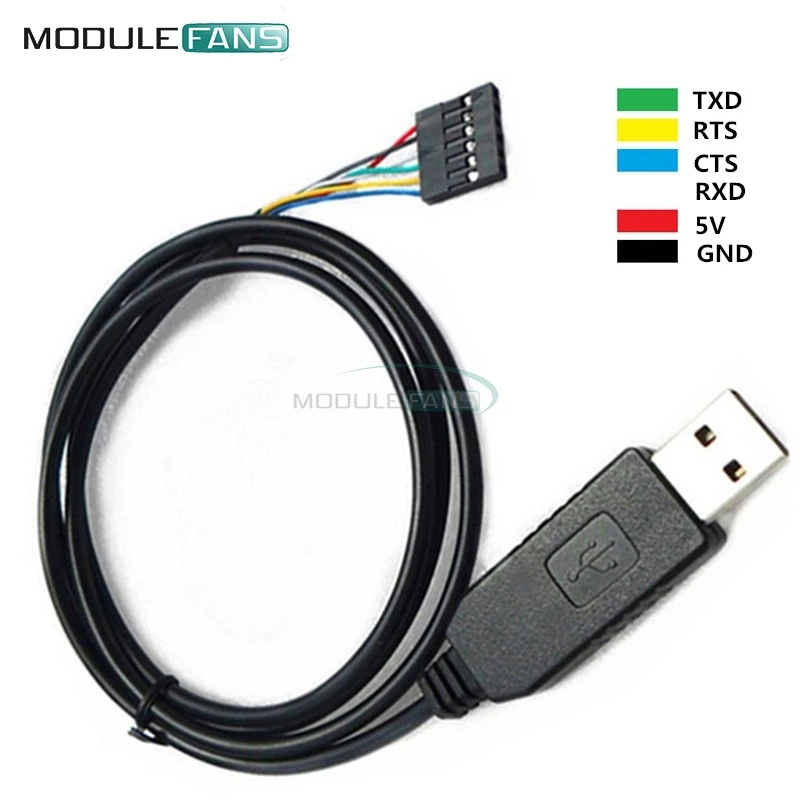 6Pin FTDI FT232RL FT232 Module For Arduino USB to TTL UART Serial Wire ...
