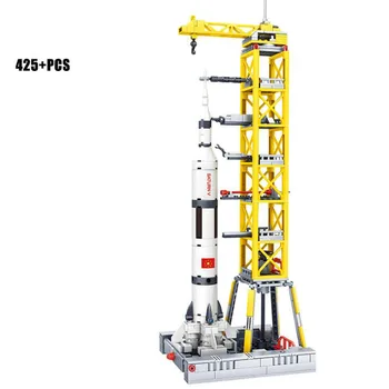 

City Aviation Outer Spaceship Satellite Building Blocks Star Bricks Model DIY Toys for Children gift Compatible All