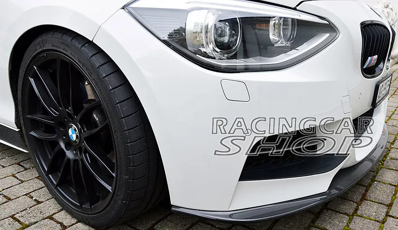 3D style FRONT LIP SPOILER For BMW F20 1-SERIES M TECH M SPORT BUMPER 11-14