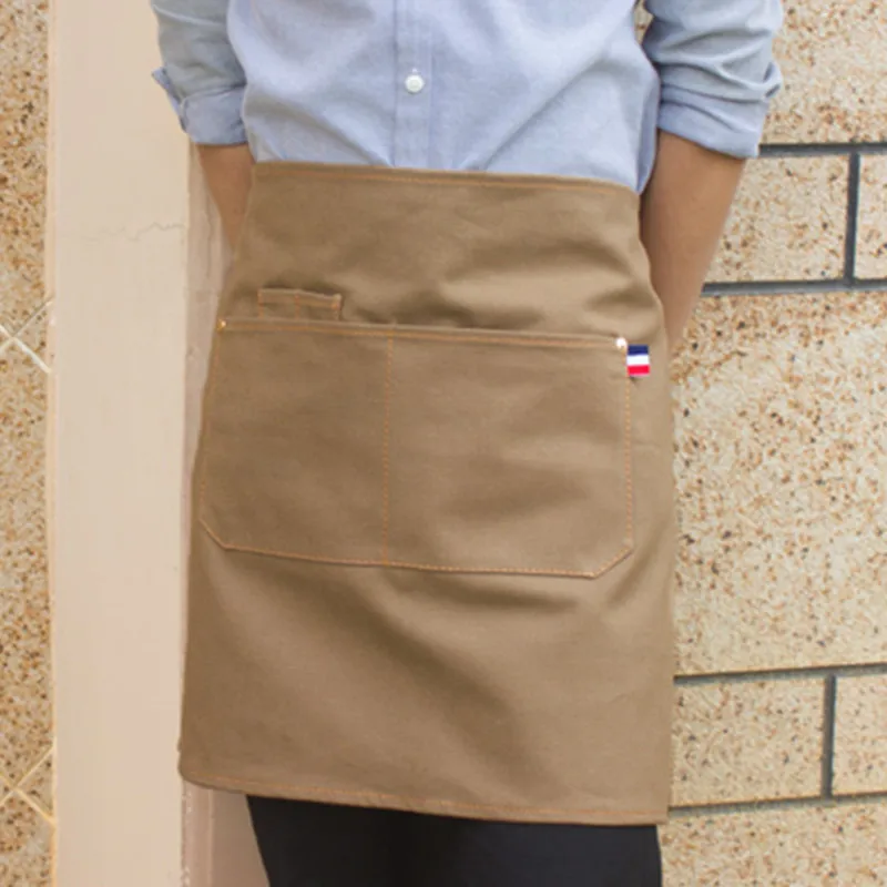 Waist Canvas Apron Cotton Straps E18-7