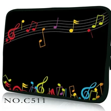 Музыка 10 12 13 15 17 дюймов чехол для ноутбука таблетки ноутбук мягкая Обложка 13." 15.6 сумка для ноутбука нетбук