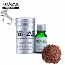 Чистое Масло виноградных косточек известный бренд leozoe сертификат происхождения Италия виноградных косточек Эфирные масла 10 мл etherische Оли