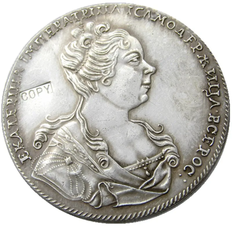 

1726 Russia 1 Rouble Petr I Silver Plated Copy Coins