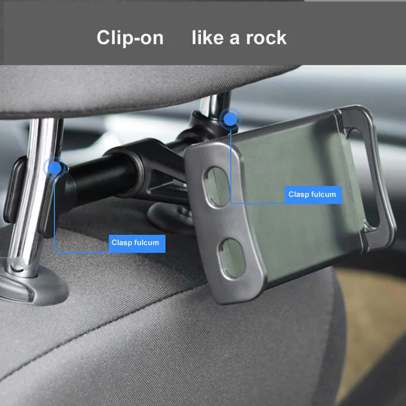 Универсальный 4-1" бортовой планшет автомобильный держатель для iPad 2/3/4 Mini Air 1 2 3 4 Pro держатель на заднее сиденье подставка Аксессуары для планшетов в автомобиле