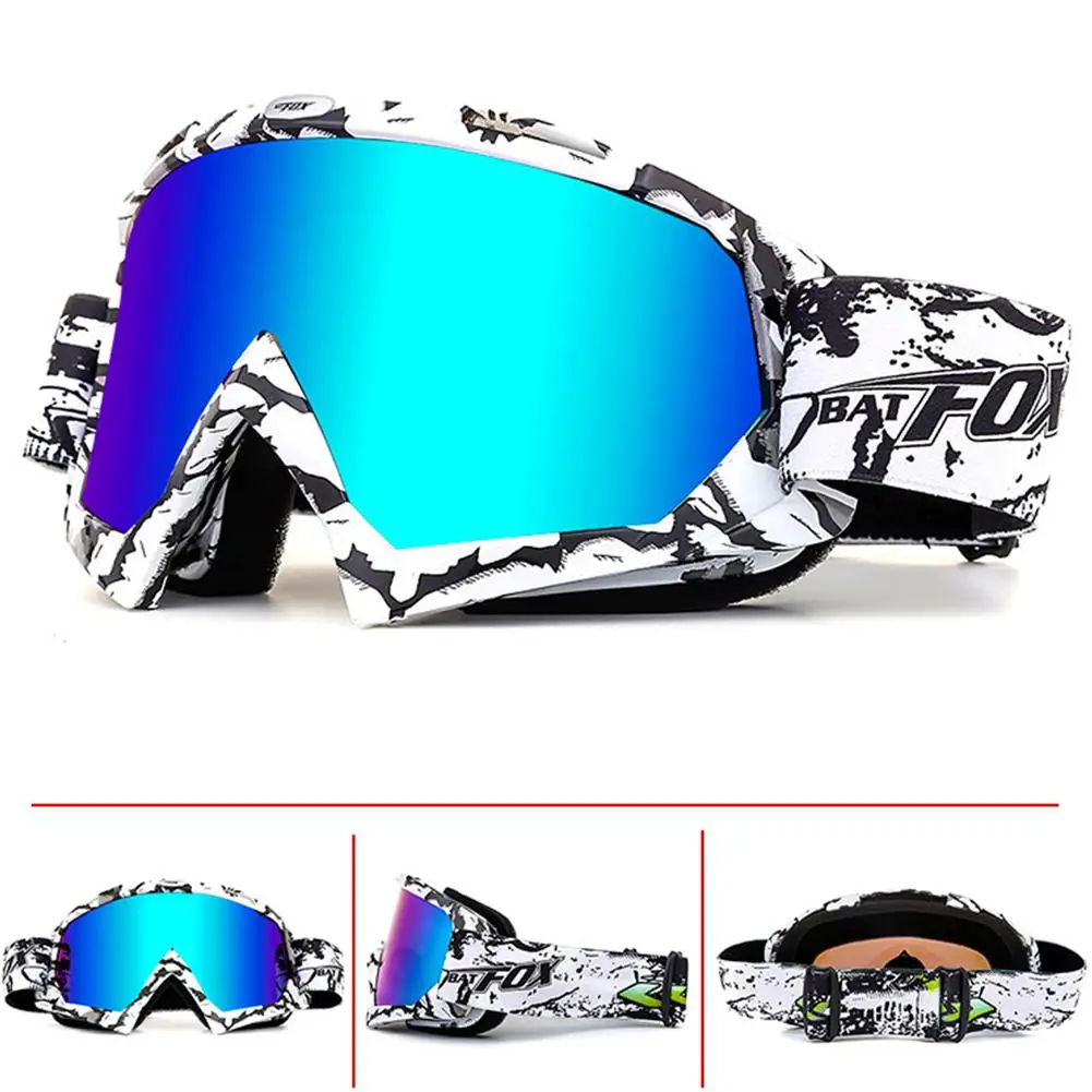 BATFOX Unisex Outdoor Bicycle Google Eyes Protection Dust-Proof Protective Combat Glasses