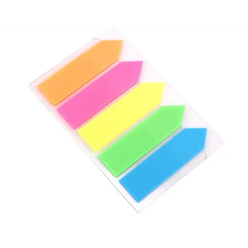 

30packs/lot Candy Colors Fluorescence Self Adhesive DIY Memo Transparent Page Hold Notepad Message Study Label Stickers
