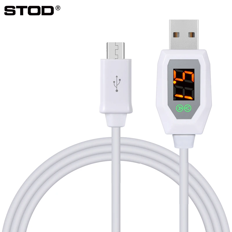 BTOD Micro USB Cable LED Digital Indicator Current Voltage Protector For Samsung Lenovo Huawei ZTE Xiaomi LG Charger Doctor Wire