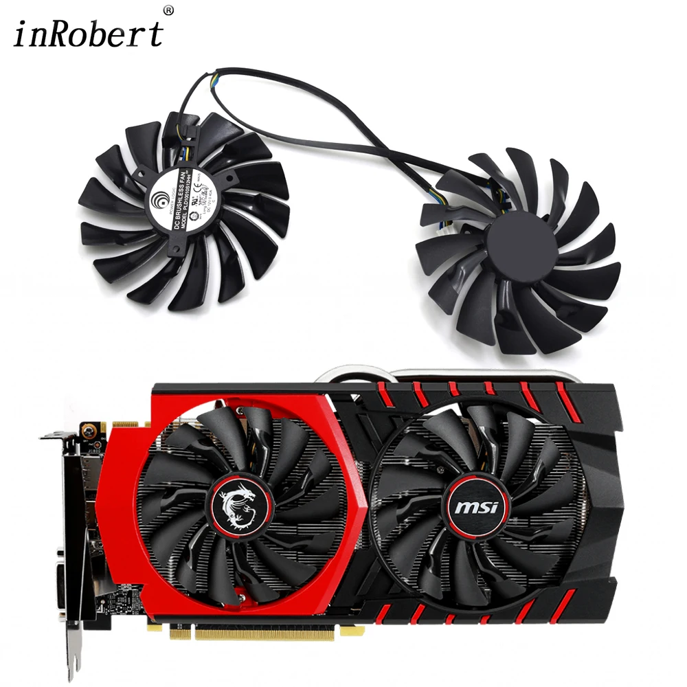 

95mm PLD10010S12HH 6Pin 40mm Graphics Video Card Cooling Fan For MSI GTX 970 GeForce GTX970 GAMING 4G GAMING 100ME Cooler Fan