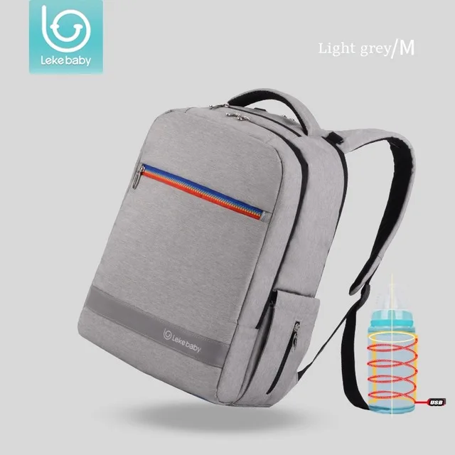 

Lekebaby Diaper Backpack Bag New Arrival Mummy Maternity Bag Double-Layer Nappy Bag Stroller Straps for Travel Baby Care