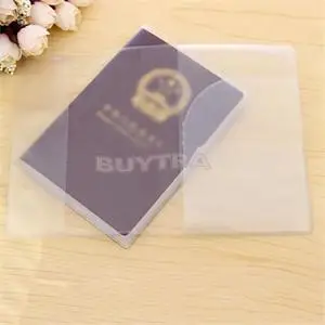 1PCS New Transparent Passport Cover Waterproof Passport Bags Passport Protective Sleeve Card ID Holder