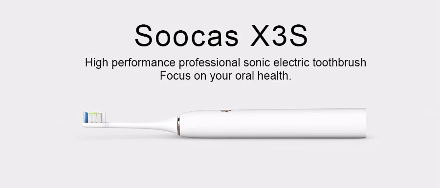 Xiaomi Soocare X3 Soocas Водонепроницаемая электрическая зубная щетка перезаряжаемая звуковая электрическая зубная щетка обновленная ультра звуковая зубная щетка