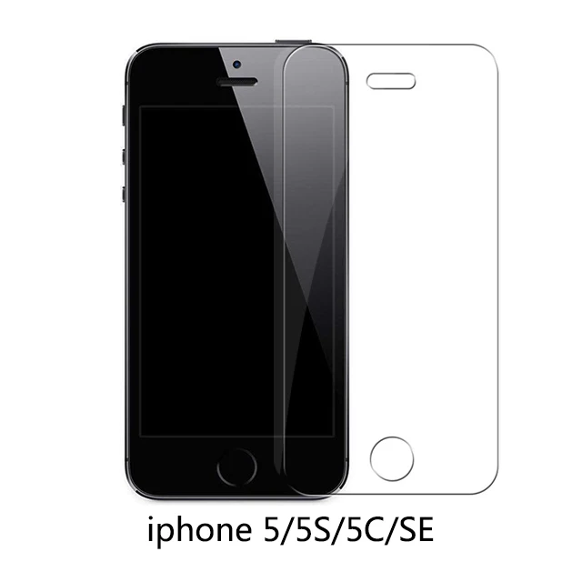 Высококачественное закаленное стекло для iphone 6 6s plus 7 plus 5s 4 SE 8 plus X стекло iphone 7 X8 Защитная пленка для экрана iphone 7 8 X стекло - Цвет: For iphone 5 5S SE