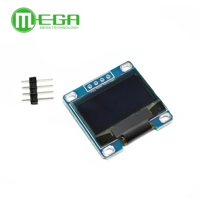 

1pcs Diy 4pin 0.96"white 0.96 inch OLED module New 128X64 OLED LCD LED Display Module For Arduino 0.96 " IIC I2C Communicate