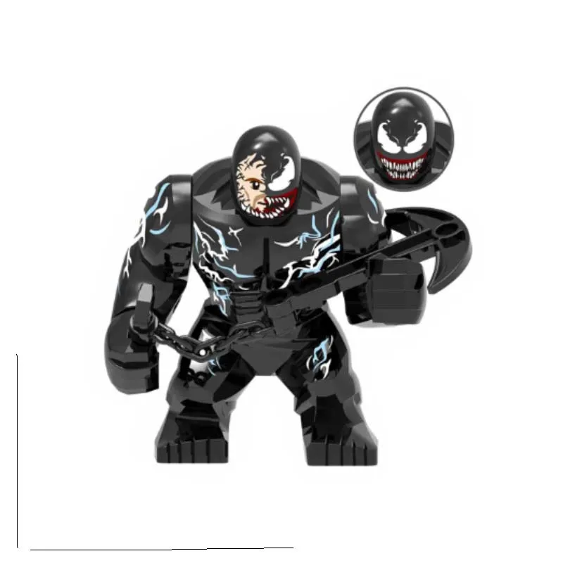 Single Sale Venom Carnage Spider Man Venom Legoingly Figure Marvel Super Hero Building Blocks Set Model Toys