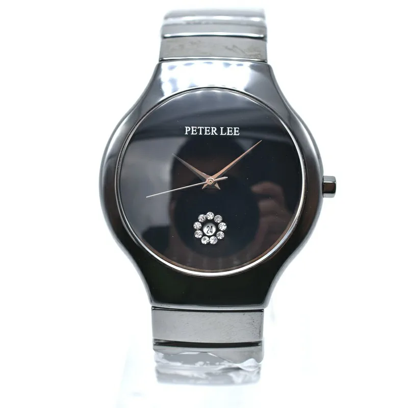 PETER LEE Роскошные брендовые керамические часы женские модные простые водонепроницаемые кварцевые часы женские элегантные деловые ЧАСЫ ЖЕНСКИЕ НАРЯДНЫЕ часы