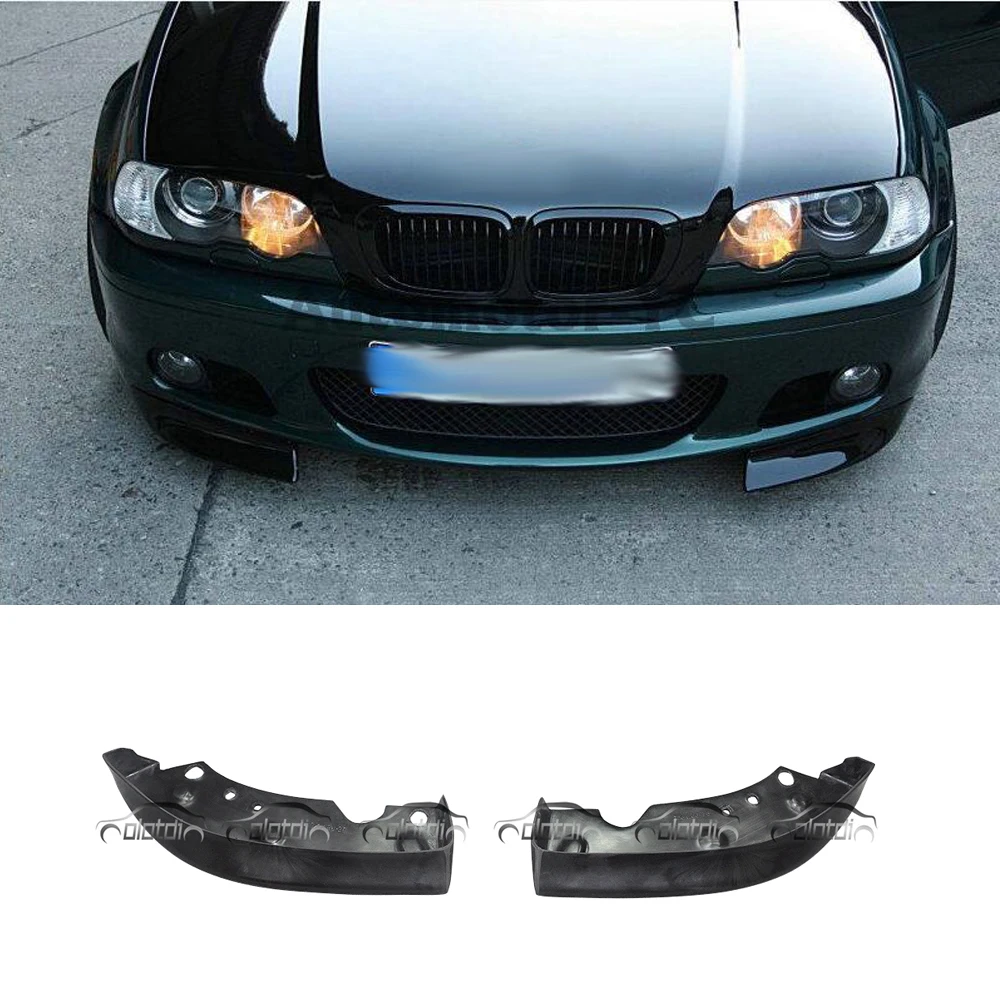 

CSL Style E46 PU Material Front Lip Splitter Flaps for BMW 3 Series E46 2 / 4 Door 2009-2014 car styling(only fit M-TECH Bumper)