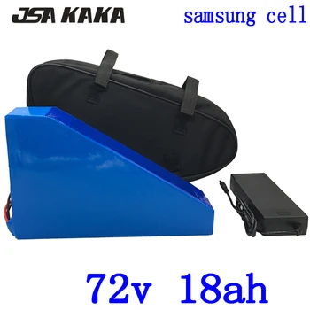 شراء72 V 1500 W 2000 W بطارية 72 V 18ah Ebike بطارية 72 V 18ah بطارية سكوتر كهربائي استخدام Samsung الخليوي مع 84 V شاحن و شحن حقيبة