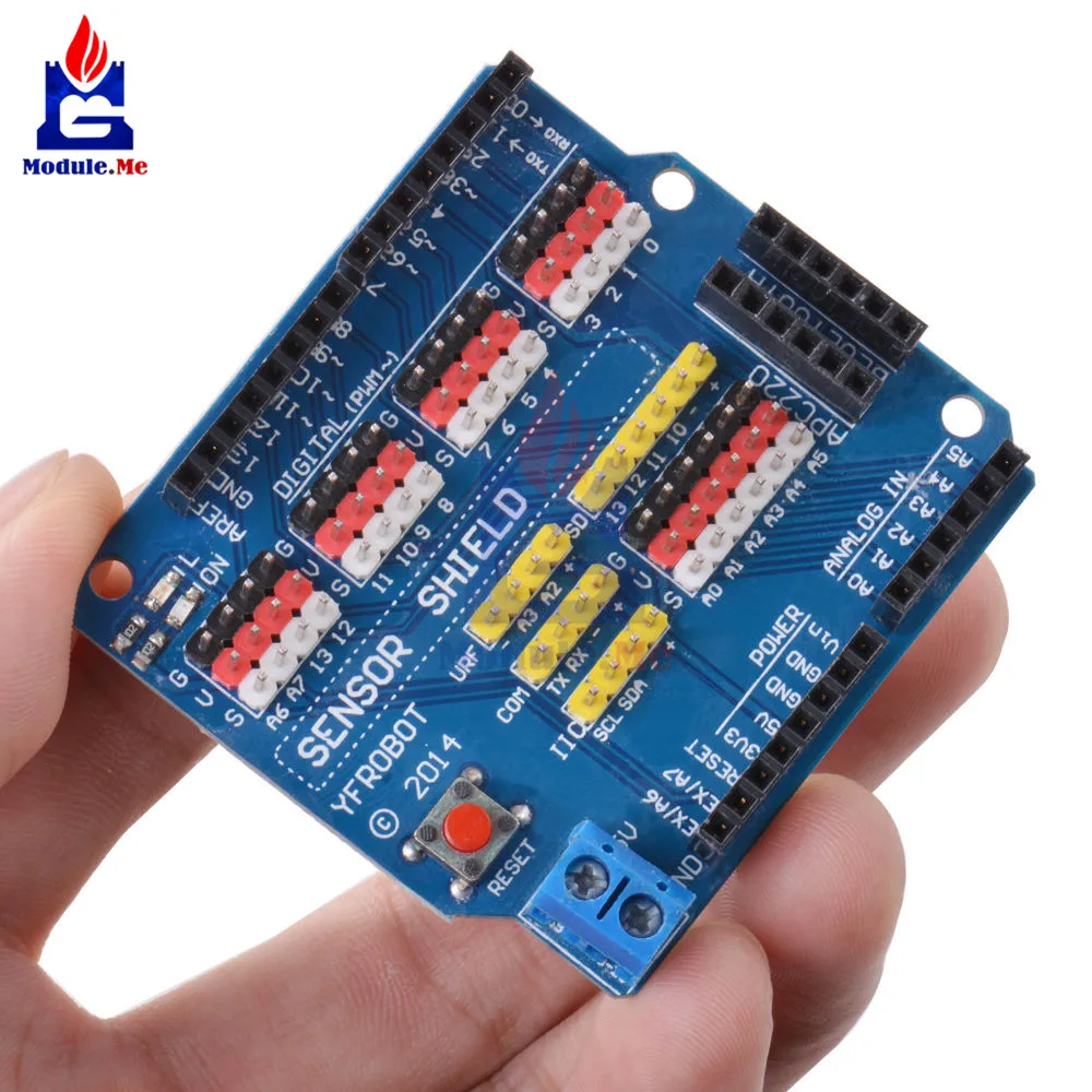 Электрический модуль датчика Щит Плата расширения для Arduino UNO R3 V5. 0 модуль защиты датчика для Arduino UNO