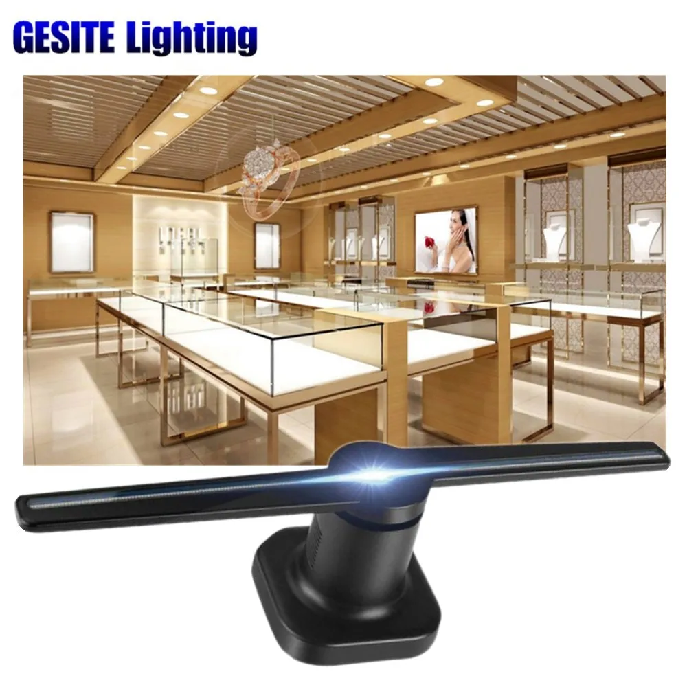 3d holographic stage light Projector Hologram Player Advisement