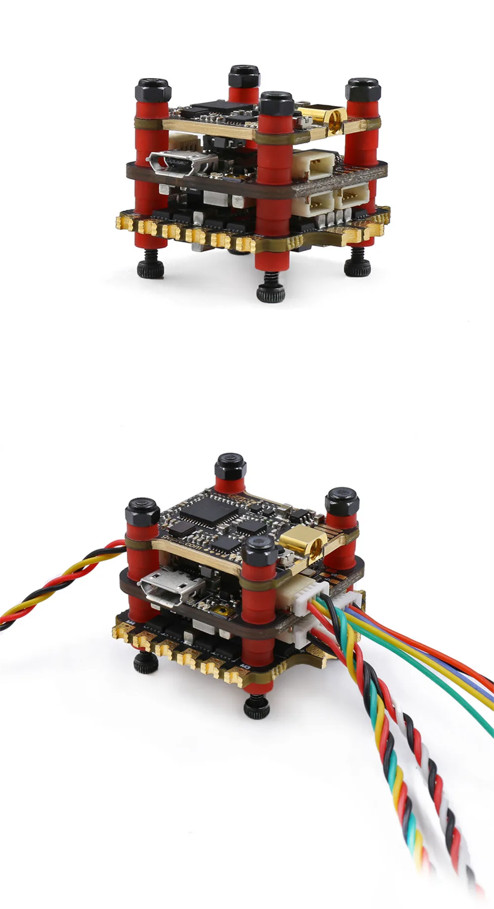 20x20 мм Geprc стабильный контроллер полета V2 F4 Stack F4 AIO OSD BEC& 30A BL_S/35A BL_32 4в1 ESC& 500 МВт VTX для радиоуправляемого дрона