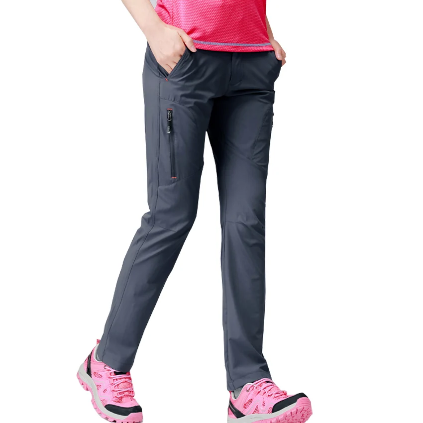 Mountainskin verano mujeres al aire libre de secado rápido respirable impermeable pantalones trekking camping senderismo pantalones de pesca MB122