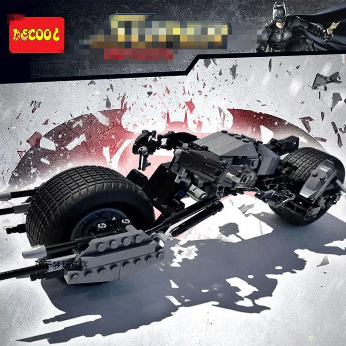 

338Pcs Batman The Batpod Batmobile Set Toy Minifigs Building Blocks Compatible With Lego