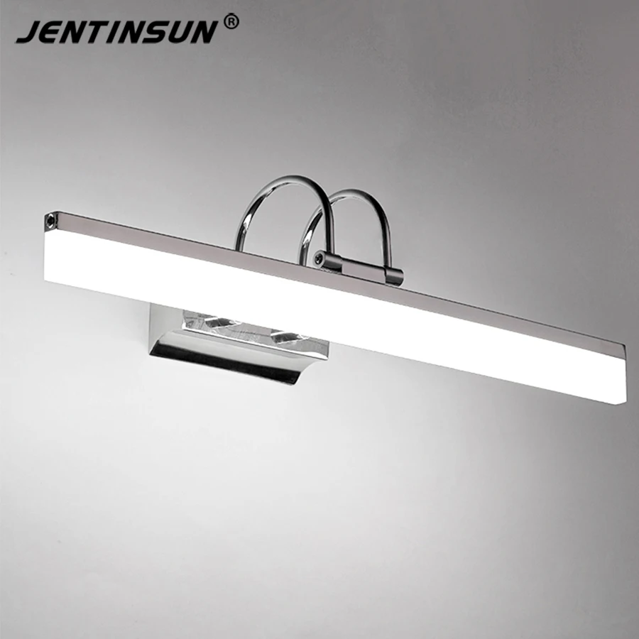 lampada da parete moderna lampada 58 cm 9 w bagno specchio luce led mini stile bianco