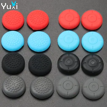 

YuXi 2pcs Silicone Sticks Grip Cover Analog Joystick Caps Case For Nintend Switch NS Joy-Con Controller