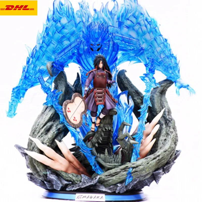 Наруто статуя Учиха Мадара грудь Susanoo полная длина Портрет с светодиодный