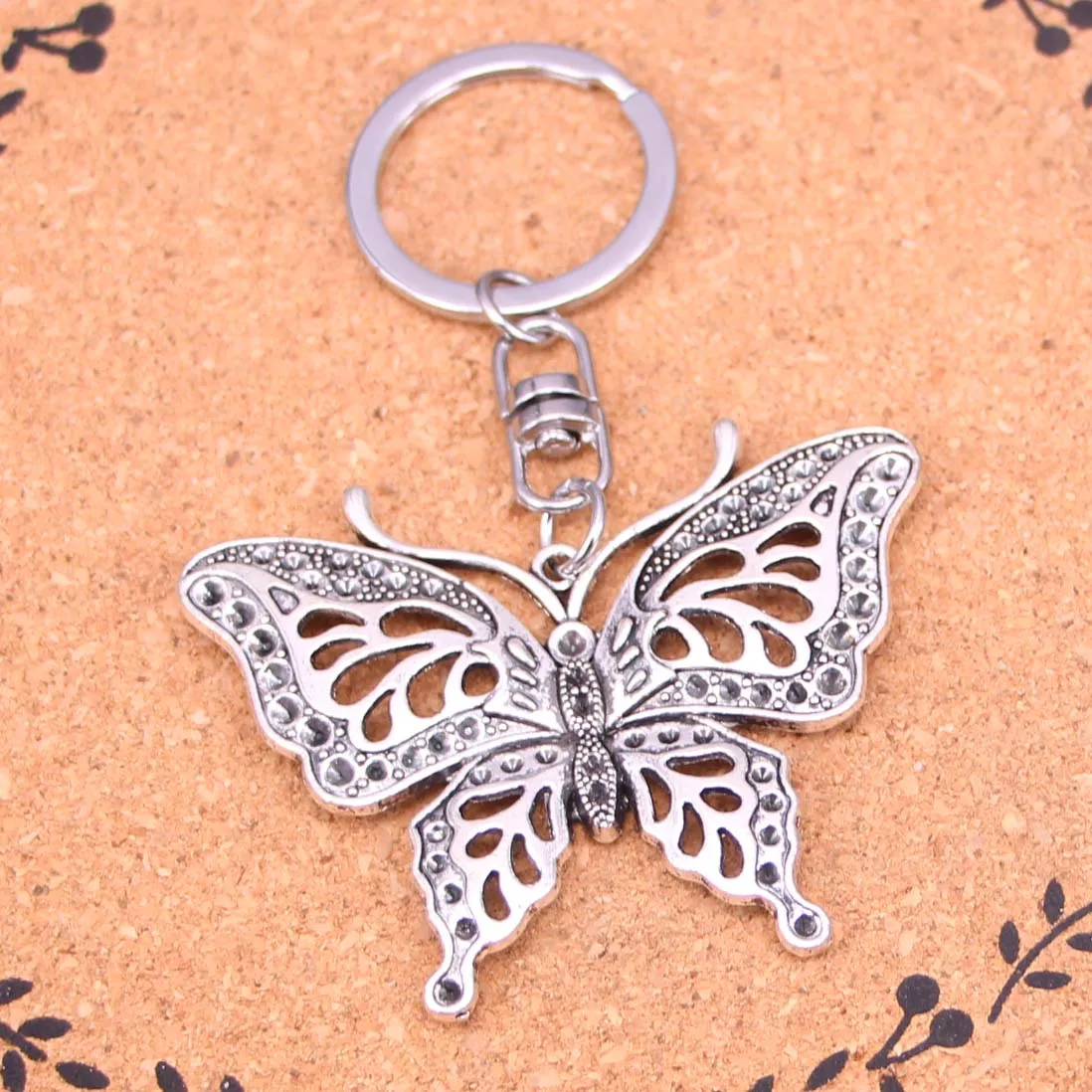 Fashion hollow butterfly Keychain Pendant Key Rings Shoulder Bag Purse Car Accessories for Women Girl Kids | Украшения и