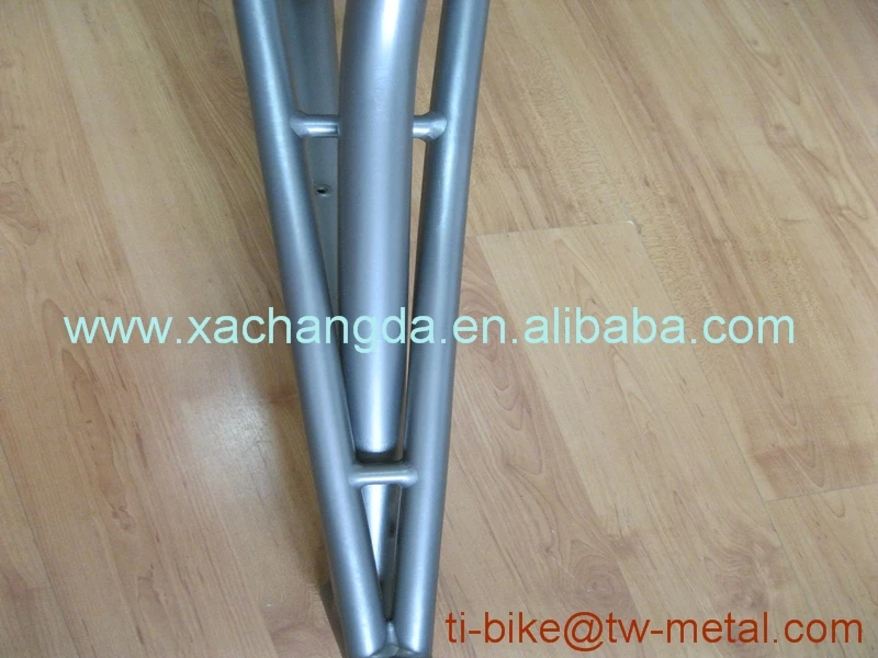 Clearance Titanium Cruiser Bike Frame Hot Sale Titanium Newsboy Bicycle Frames with Sand blasting Finished XACD Ti Bike Frames 7