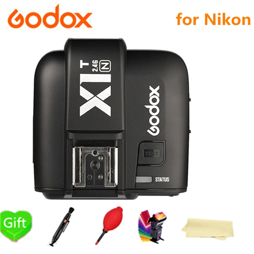 Godox X1T триггер для вспышки с X1T-N ttl 2,4G Беспроводной 1/8000 s HSS 32 Каналы Камера передатчик для Nikon d3300 d3200 d5100 d7200