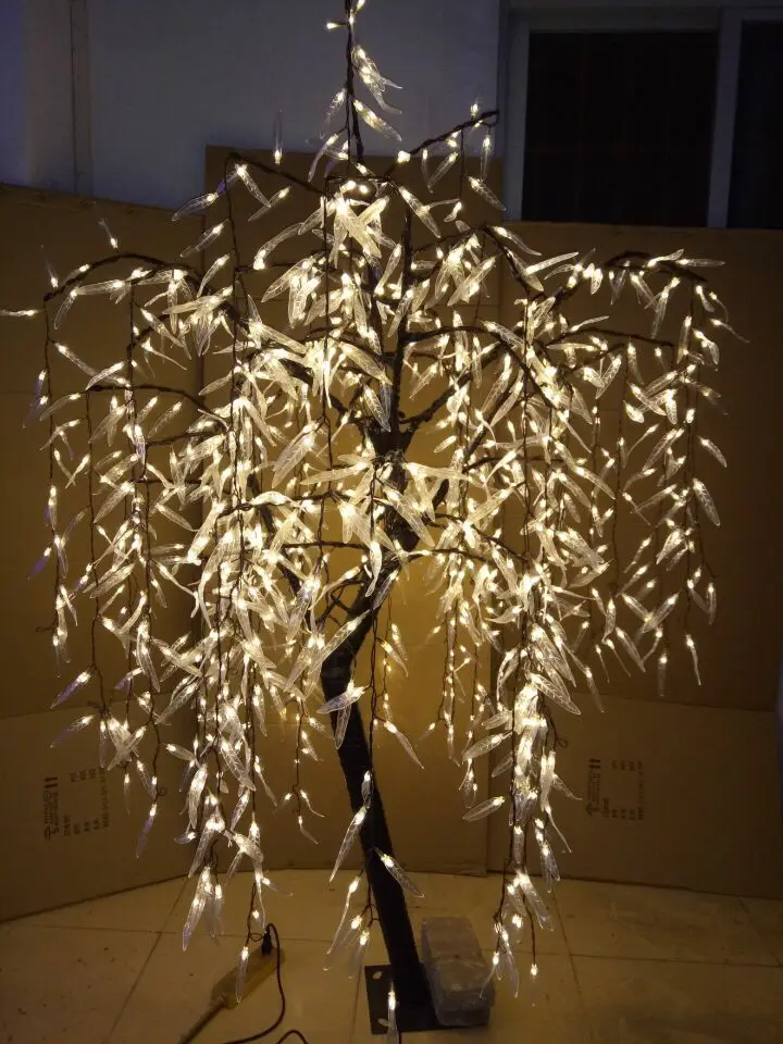 

LED Willow Tree Light 945pcs LEDs Bulbs 1.8M/6FT warm white Rainproof outdoor Holiday Christmas party brithday home garden deco
