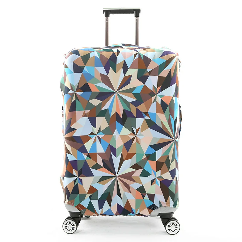 Эластичные багажные Защитные чехлы для багажа для 18-32 дюймов тележка костюм Чехол чехол пылезащитный чехол Аксессуары для путешествий - Цвет: D    Luggage Cover