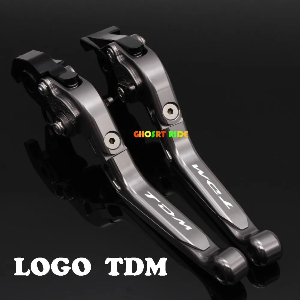 

With Logo(TDM )CNC New Adjustable Motorcycle Brake Clutch Levers For YAMAHA TDM 850 TDM850 1991 92 93 98 99