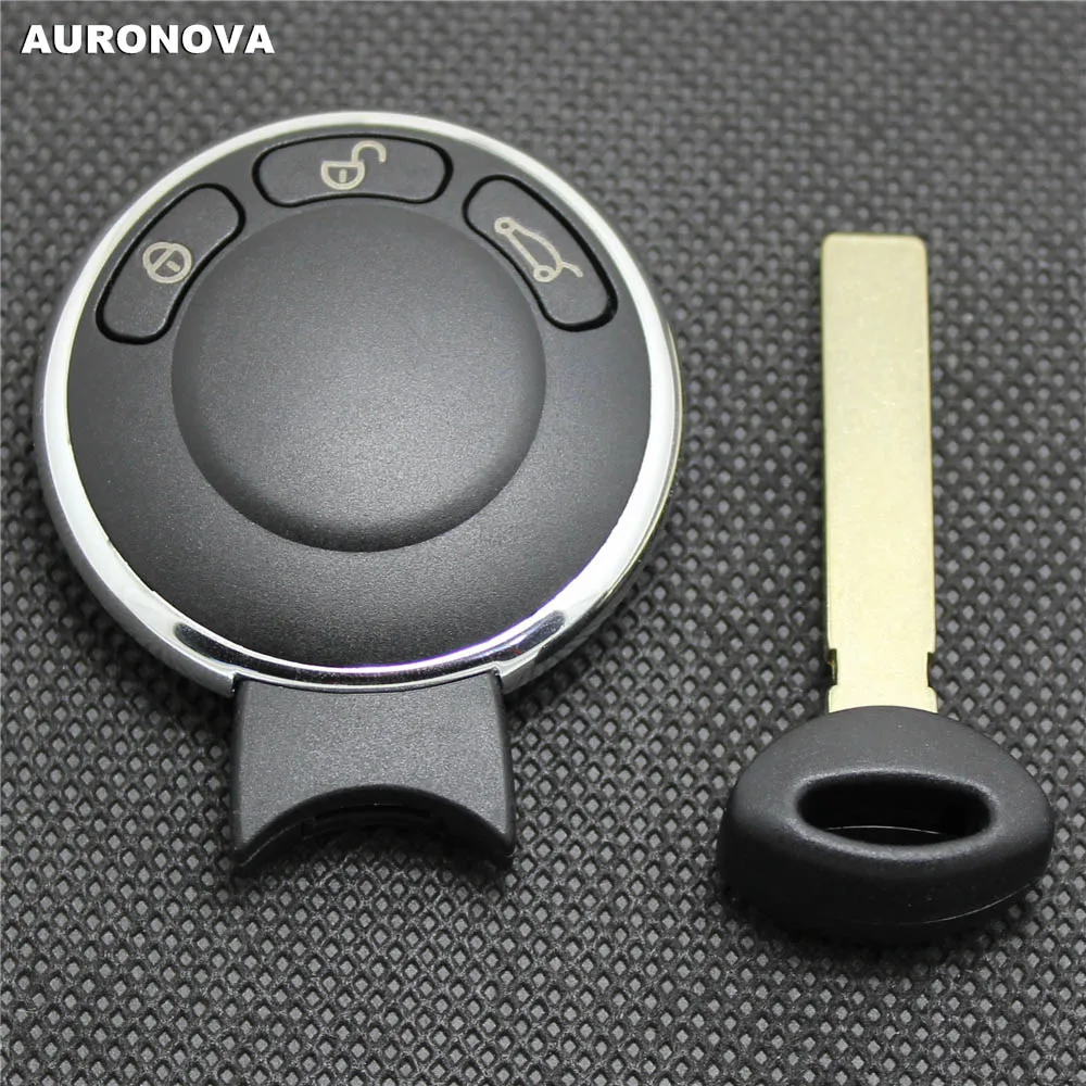 AURONOVA Новый чехол для ключа BMW Mini Cabrio Clubman Countryman JCW Paceman Coupe Cooper родстер 3 кнопки