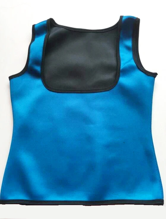Women Blue Горячая CAMI SHAPER неопрен для женщин фитнес Йога Топ поддержка грудь сжигание жира на животе Бодибилдинг жилет спортивная рубашка для женщин фитнес - Цвет: Women Blue